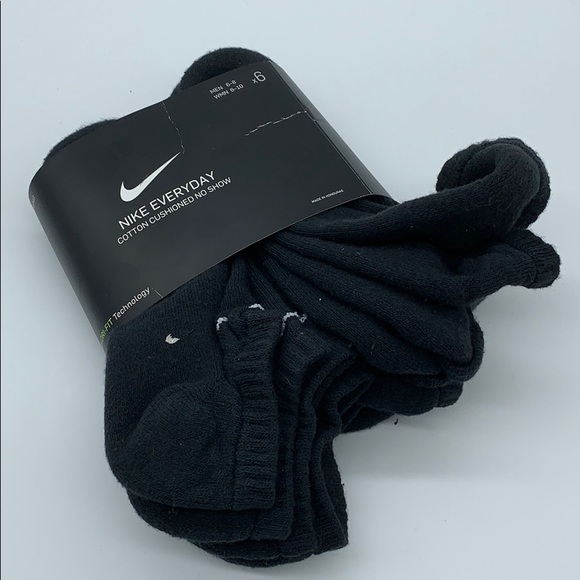 NIKE EVERYDAY COTTON CUSHIONED NO SHOW SOCKS - Picture 3 of 6